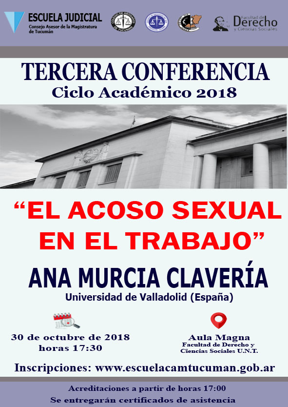 Conferencia «El acoso sexual en el trabajo»