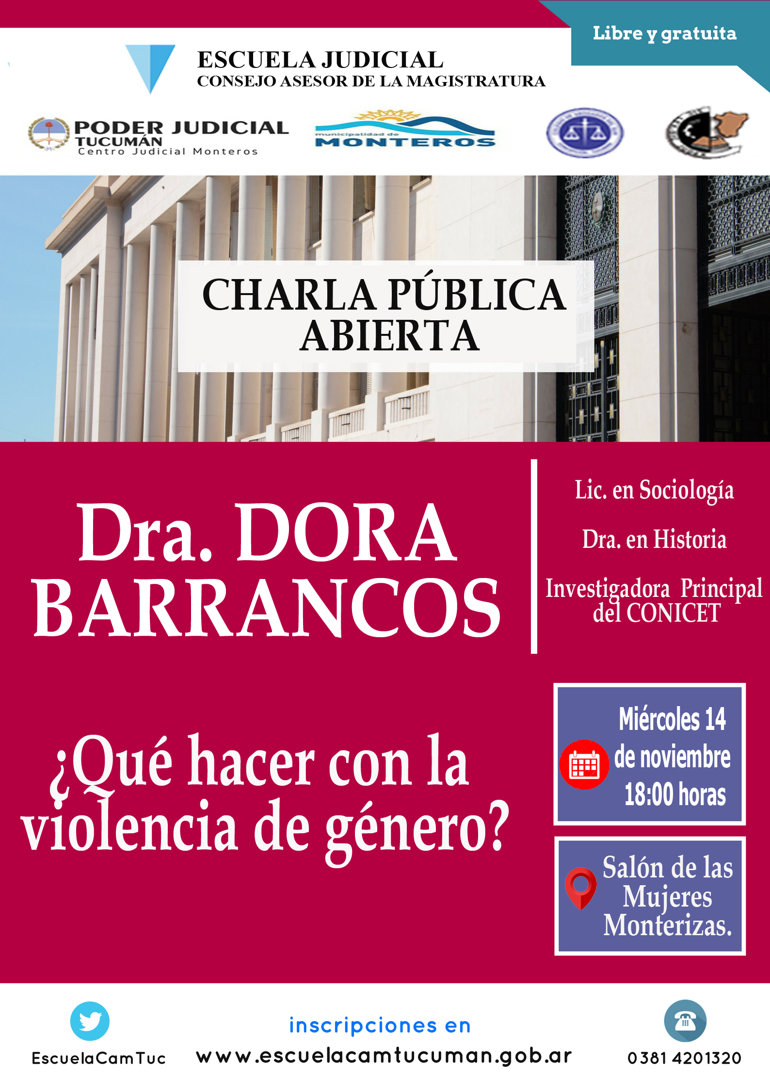 Dora Barrancos en Monteros