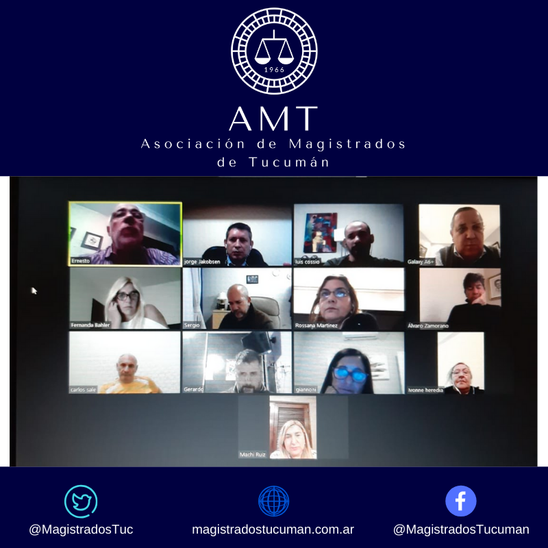 La AMT continúa con sus reuniones de Comisión Directiva mediante videoconferencia