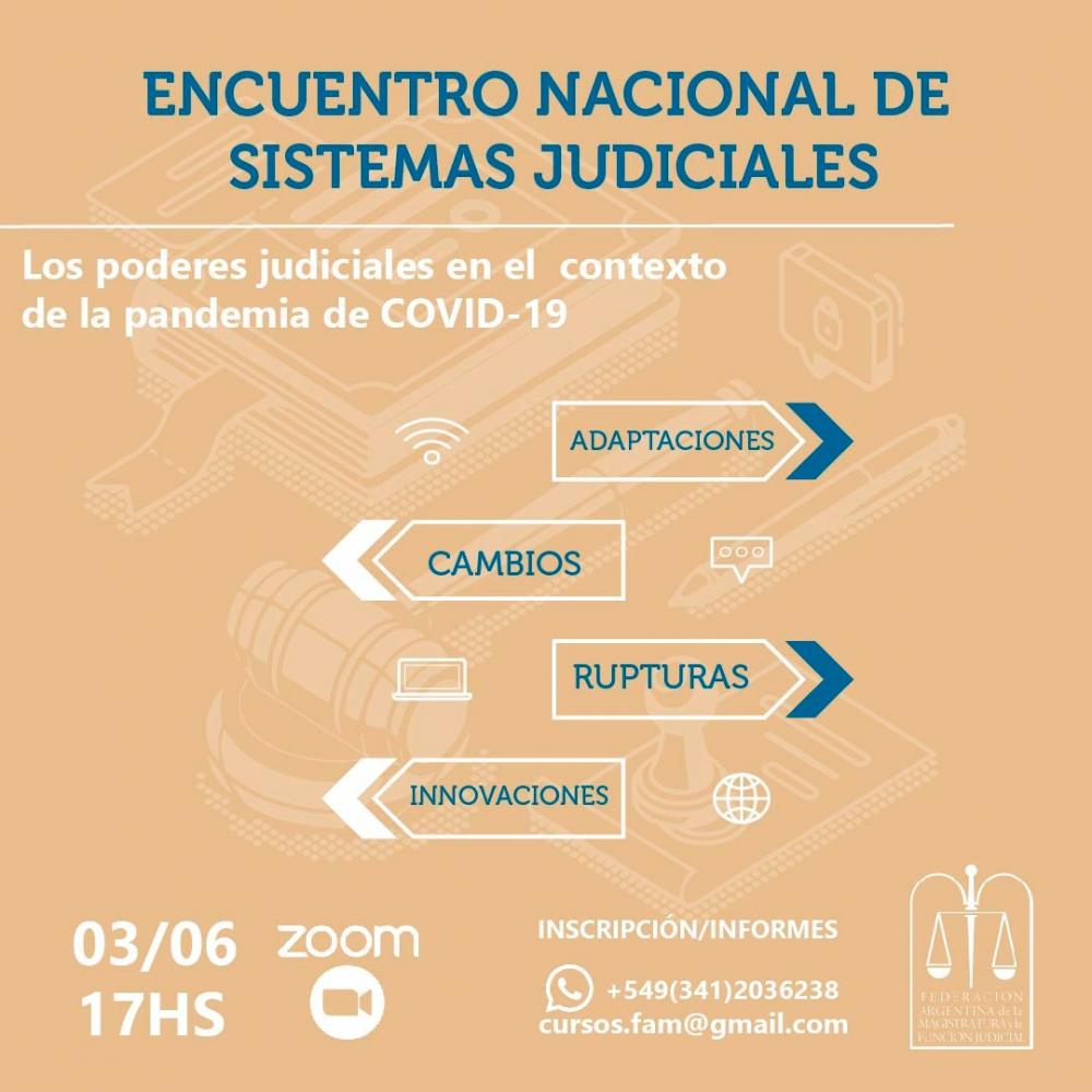 Encuentro Nacional de Sistemas Judiciales: Los Poderes Judiciales en el Contexto de la Pandemia de COVID-19