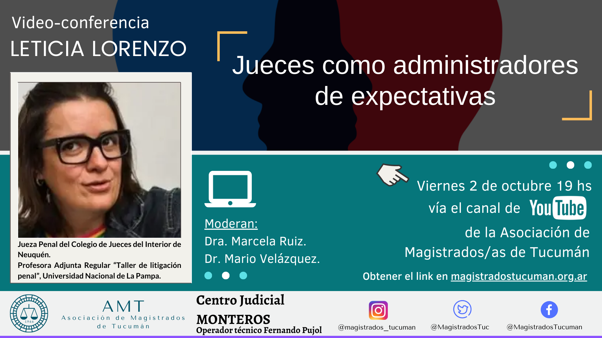 Vuelva a ver la conferencia de Leticia Lorenzo «Jueces como administradores de expectativas»