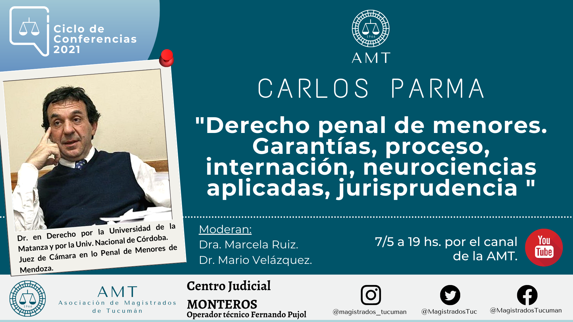 Vuelva a ver la conferencia de Carlos Parma «Derecho penal de menores»