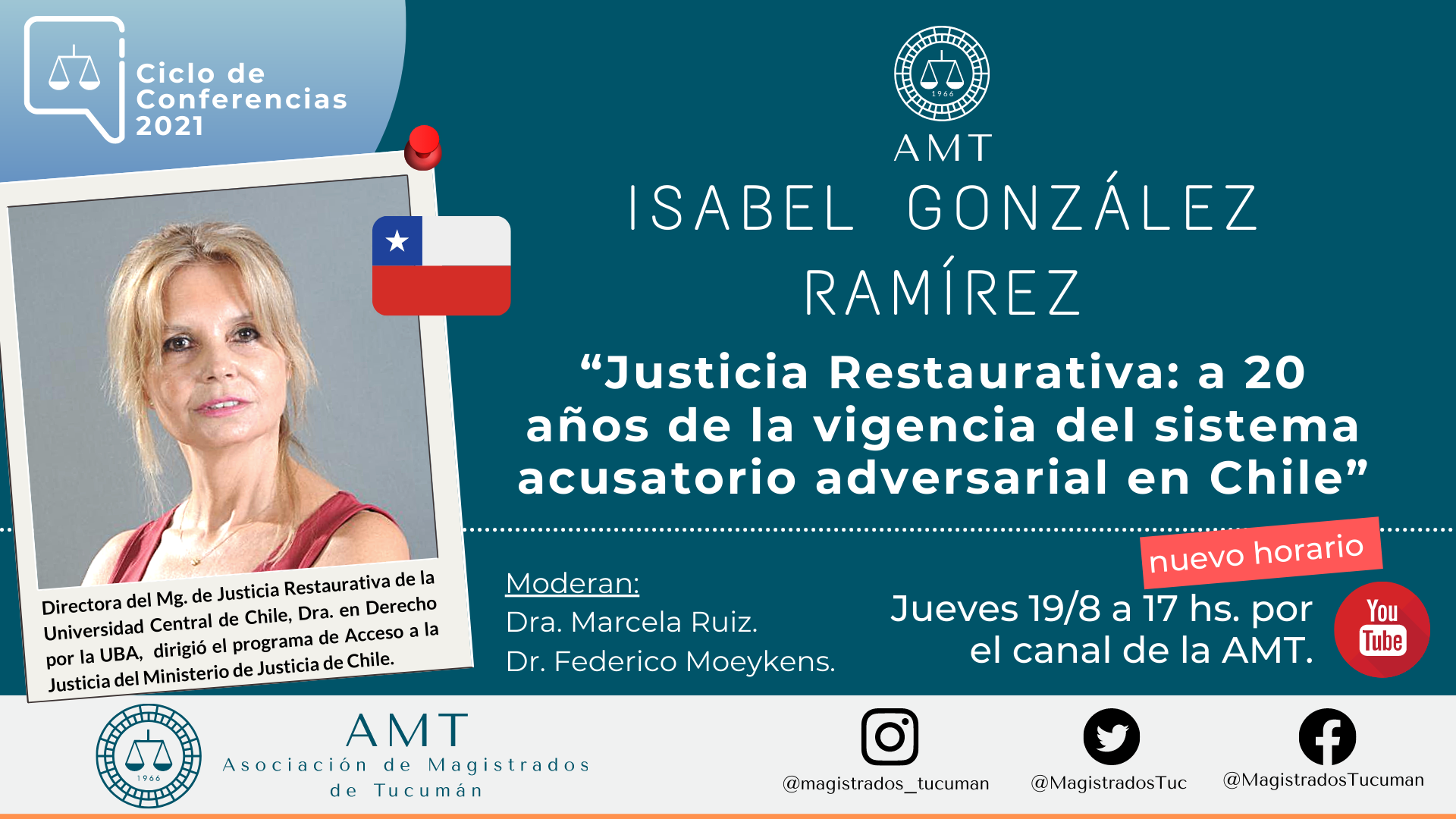 Vuelva a ver la conferencia de Isabel González Ramírez – «Justicia Restaurativa»
