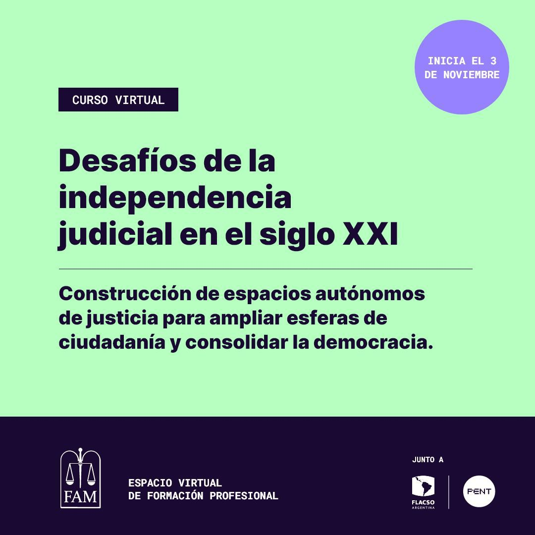 Curso «Desafíos de la independencia judicial en el siglo XXI»