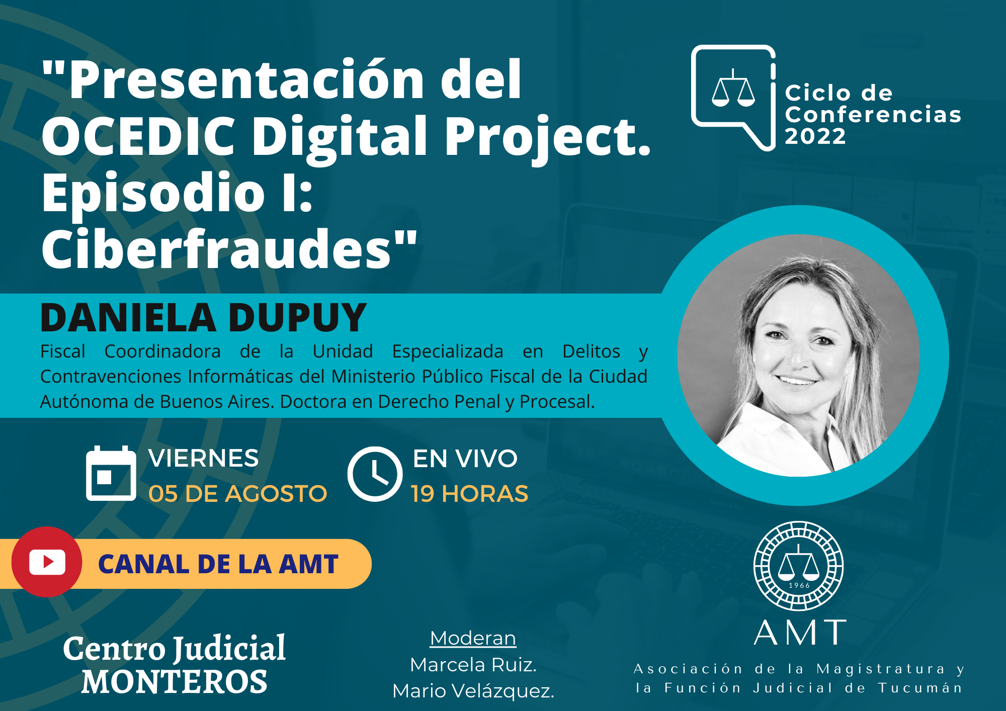 Vuelva a ver la conferencia de Daniela Dupuy «Presentación del OCEDIC Digital Project. Episodio I: Ciberfraudes»