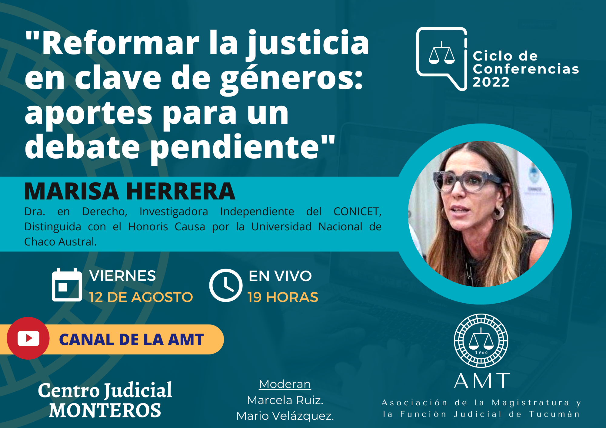 Vuelva a ver la conferencia de Marisa Herrera «Reformar la justicia en clave de géneros: aportes para un debate pendiente»