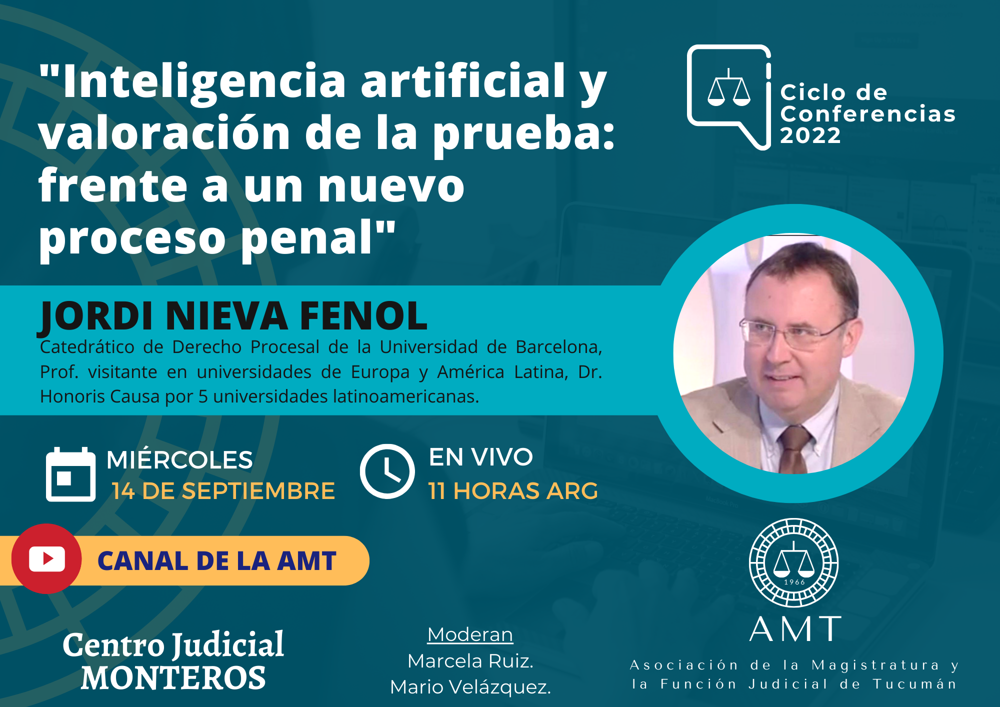 Vuelva a ver la conferencia de Jordi Nieva Fenoll «Inteligencia artificial y valoración de la prueba»